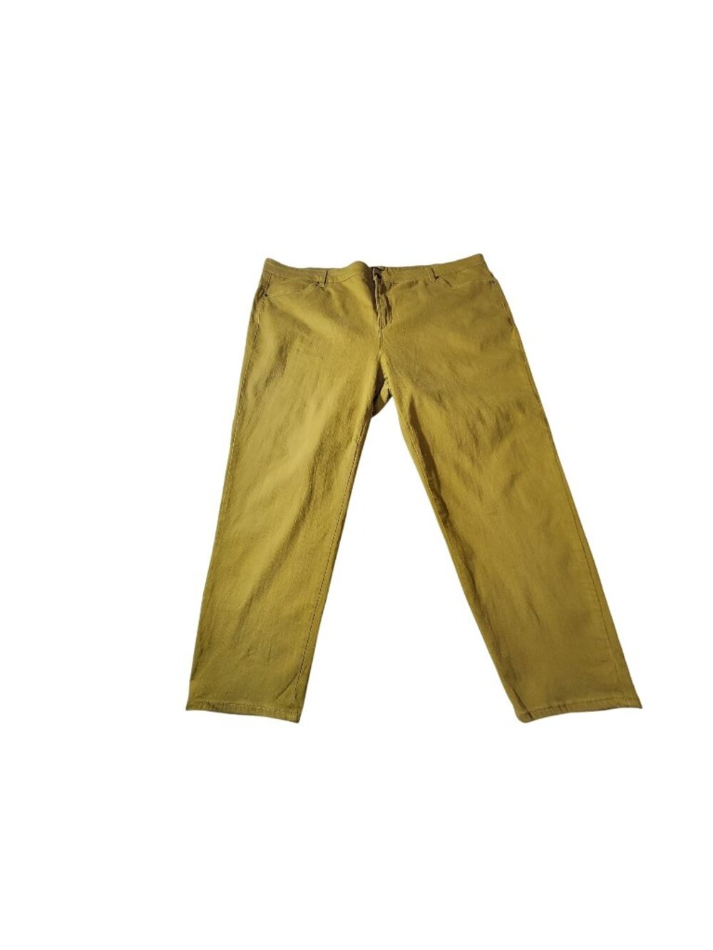 Universal Standard Womens Mustard Yellow Pants Size 30 Zipper fly with button